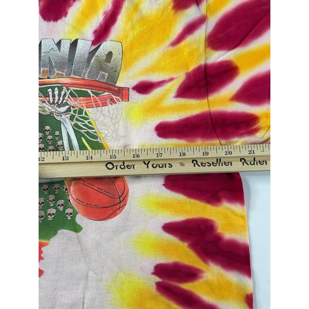 VINTAGE 1992 GRATEFUL DEAD LITHUANIA BASKETBALL SHIRT LIQUID BLUE LARGE VTG - Picture 8 of 10